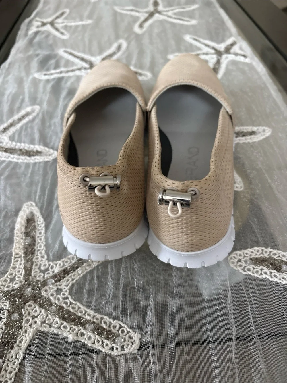 Cole Haan Knit Slip-On Sneakers in Nude